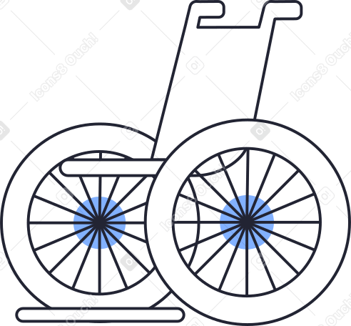 инвалидная коляска в PNG, SVG
