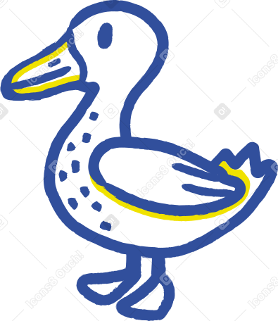 duck Illustration in PNG, SVG