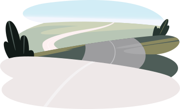 serpentine road PNG, SVG