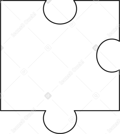 white puzzle Illustration in PNG, SVG