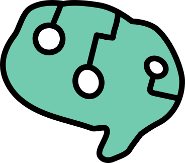 Cerebro artificial PNG, SVG