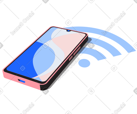 移动热点并连接到智能手机上的 wi-fi PNG, SVG