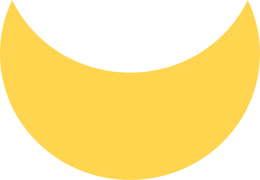Crescente amarelo PNG, SVG