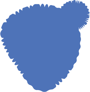 Chapeau bleu PNG, SVG
