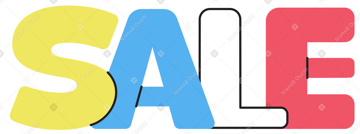 Venda de letras boba PNG, SVG