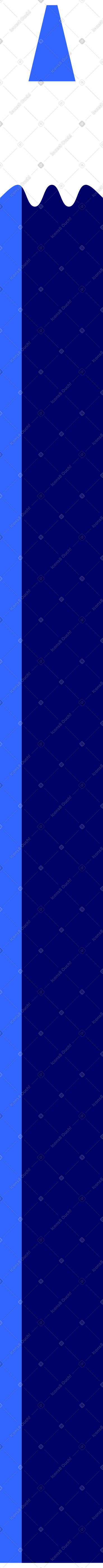 Blue pencil PNG, SVG