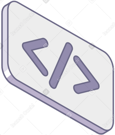 signo de código PNG, SVG
