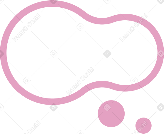 pink blop PNG, SVG