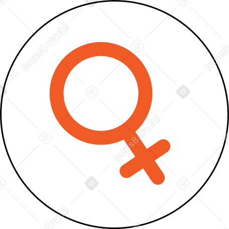 женский символ в PNG, SVG