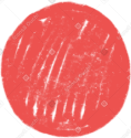 red circle for marking on the map Illustration in PNG, SVG
