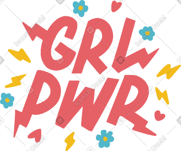 Grl pwr PNG, SVG