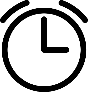the clock showing three o'clock PNG, SVG