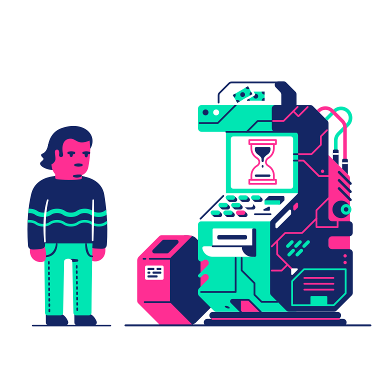Waiting Clipart illustration in PNG, SVG