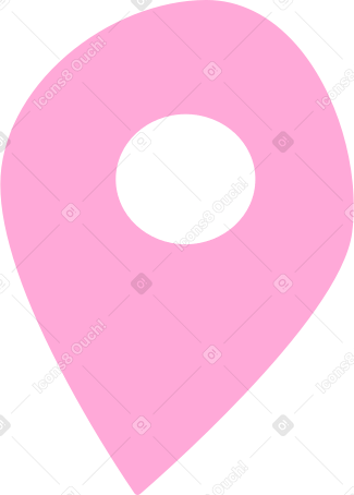 pink location tag Illustration in PNG, SVG