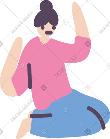 坐着的女人 PNG, SVG