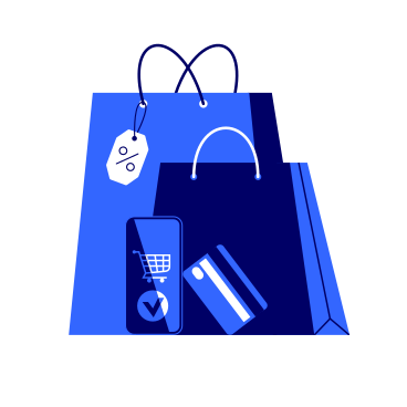 Las compras en línea PNG, SVG