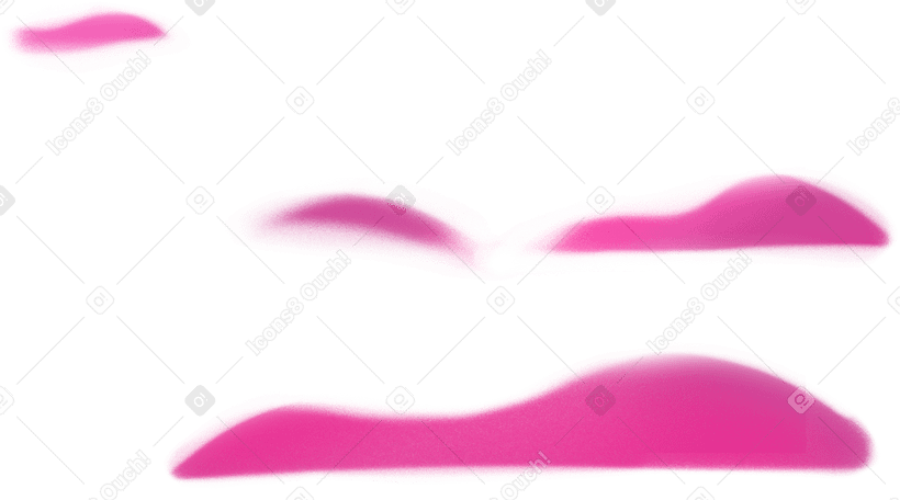 a bunch of pink clouds PNG、SVG