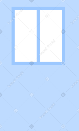 double window wall Illustration in PNG, SVG