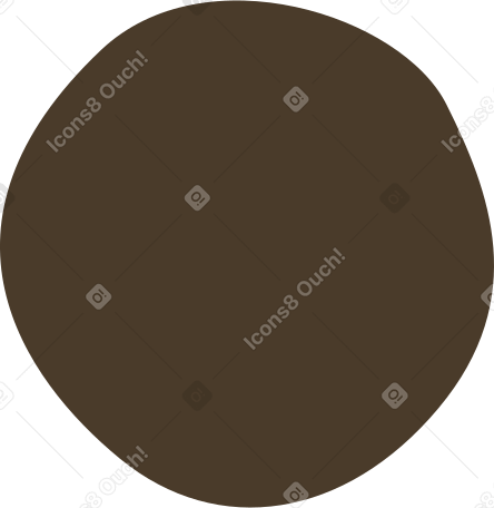 brown circle PNG、SVG