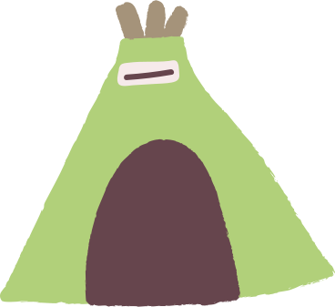 Green tent PNG, SVG