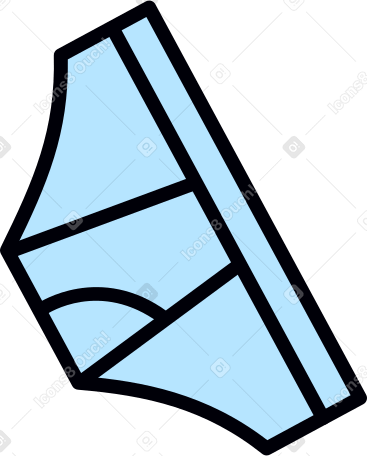 Синие трусы в PNG, SVG