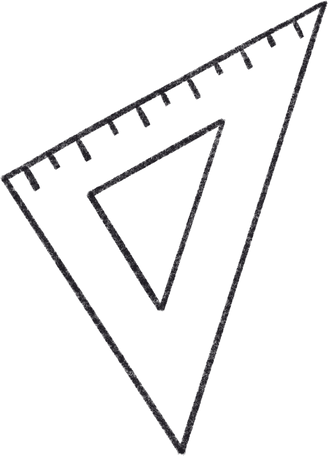 ruler triangle PNG, SVG