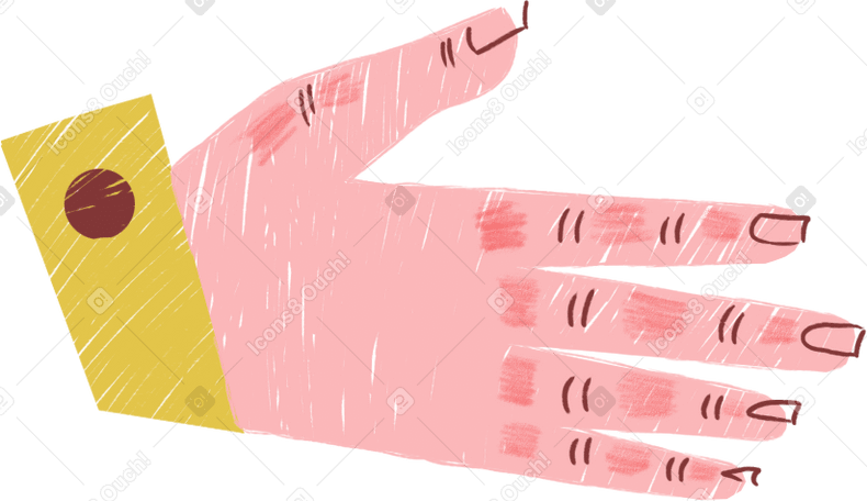 man's hand Illustration in PNG, SVG