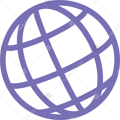 linha do globo PNG, SVG