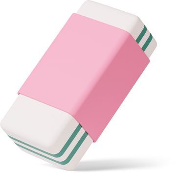 pink eraser PNG, SVG