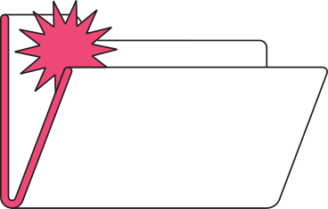 the folder marked with a star PNG, SVG