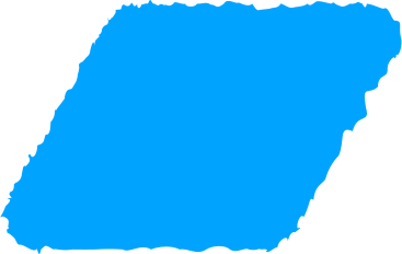 Paralelogramo azul celeste PNG, SVG