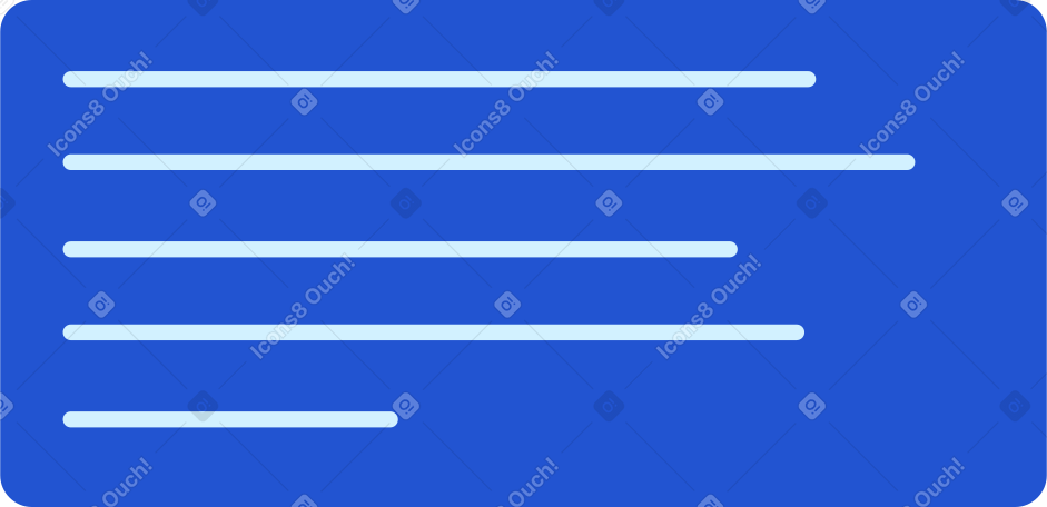 big blue text block PNG, SVG