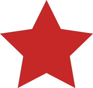 Star red PNG, SVG