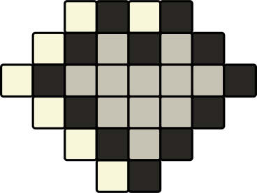 Coeur gris PNG, SVG