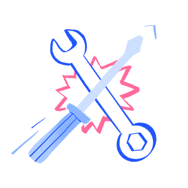 Wrench and screwdriver PNG, SVG