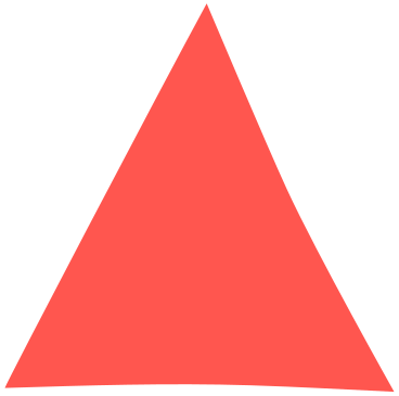 Triangle red PNG, SVG