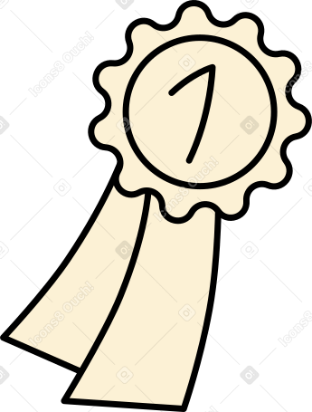 award ribbon Illustration in PNG, SVG