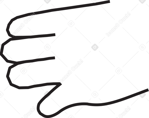 Frauenhand hebt ihre hand PNG, SVG
