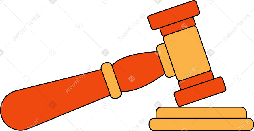 mallet on a stand Illustration in PNG, SVG