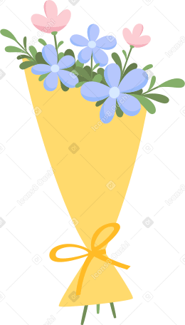 flower bouquet Illustration in PNG, SVG