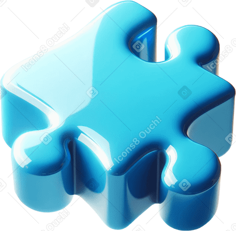 3D Pièce de puzzle PNG, SVG