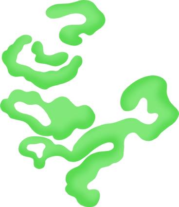 Green gradient waves PNG, SVG