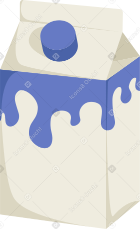 packung milch PNG, SVG