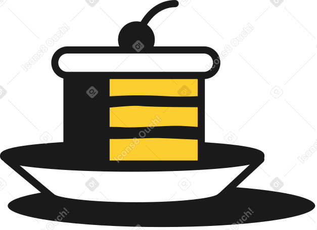 Ein stück kuchen PNG, SVG