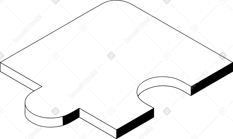 part of puzzle Illustration in PNG, SVG