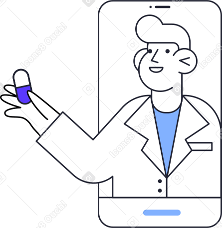 smartphone doctor в PNG, SVG