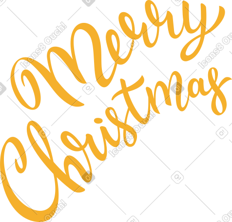 merry christmas lettering PNG, SVG