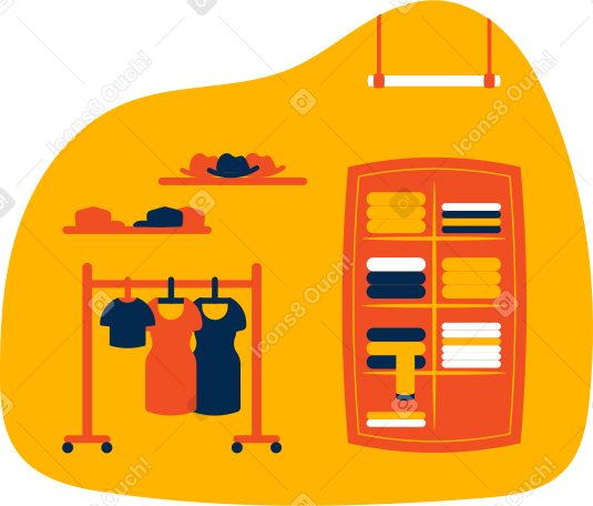 洋服屋 のpngとsvgでのイラスト