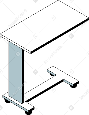 over bed table PNG, SVG