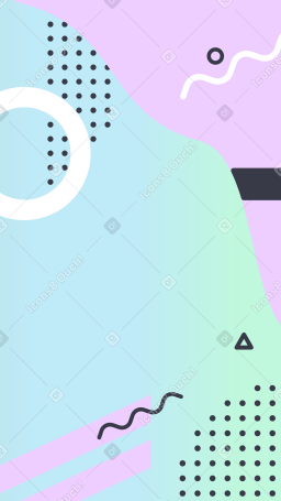 Pastel background with dots and lines Illustration in PNG, SVG